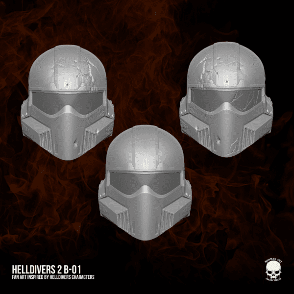 HELLDIVERS 2 B-01 Fan Art Fan Art 3D printable File For Action Figures