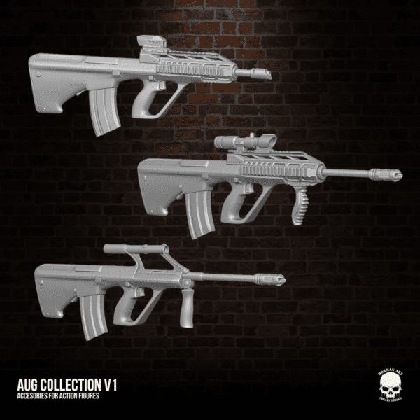 AUG Collection V1 3D printable files for Action Figures