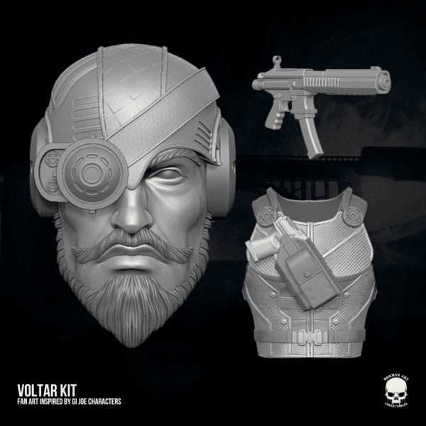 Voltar GI Joe Fan Art 3D printable for action figures