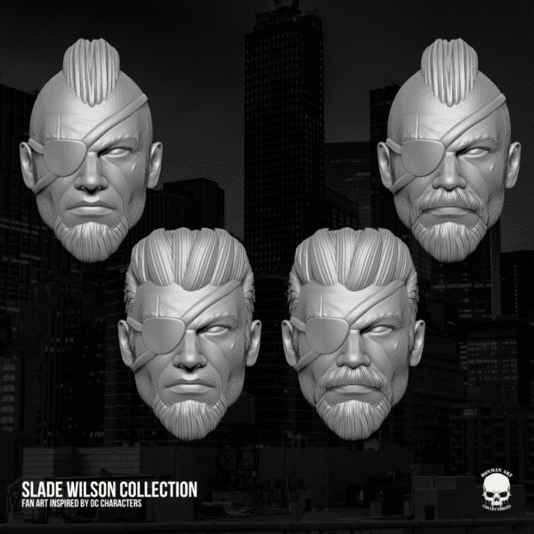 Slade Wilson Fan Art 3D Printable Files for Action Figures