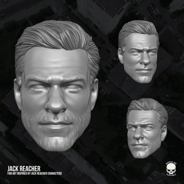 Jack Reacher Fan Art 3D Printables for Action Figures