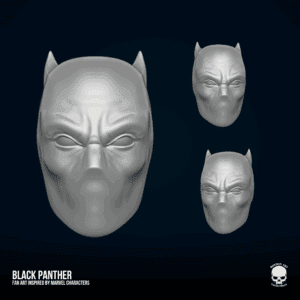 Black Panther Classic Marvel Fan Art STL files for Action Figures